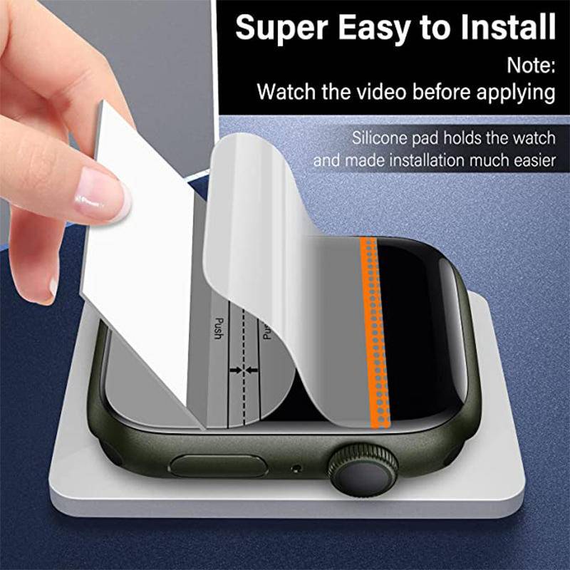 Miếng Dán Hydrogel Mềm Cho iWatch ultra 8 7 6 5 4 3 2 1 SE 2022 49mm 45mm 41mm 40mm 44mm