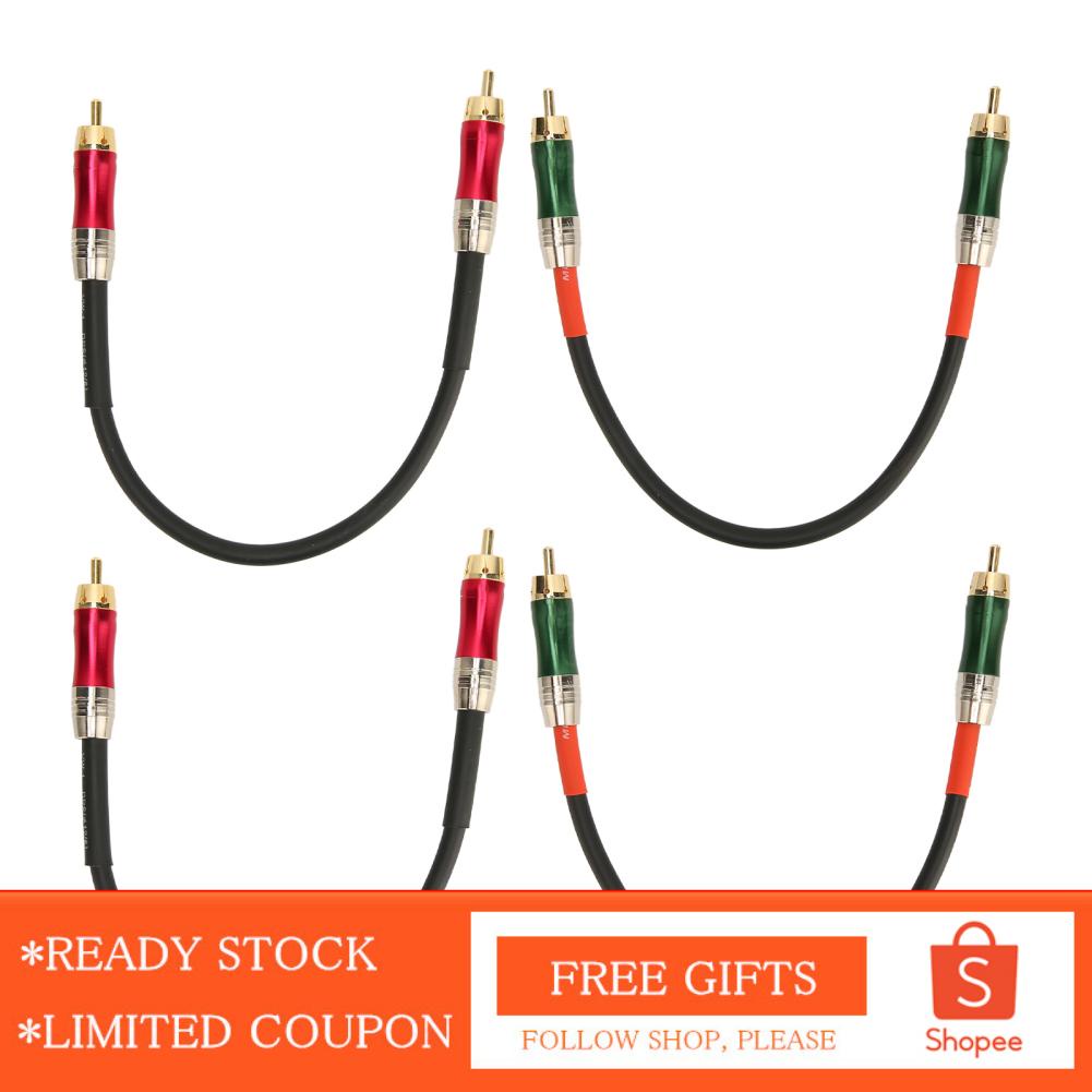 Alwaysonline RCA To Sound Cable  Male Gold Plated Connector for DVD Home Stereo System Amplifier