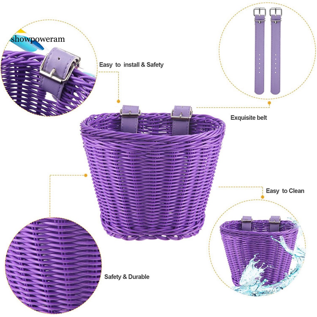 1 Bộ Giỏ Xe Đạp Dễ Lắp Đặt Đa Năng Tiện Dụng