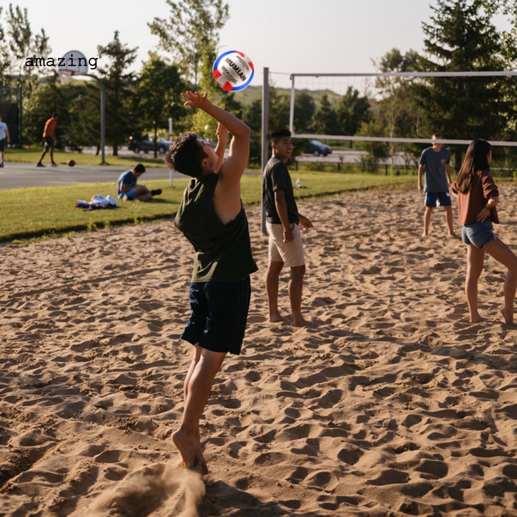 Bóng Chuyền Bơm Hơi Mềm Mại Chống Mòn Dùng Luyện Tập Ngoài Trời