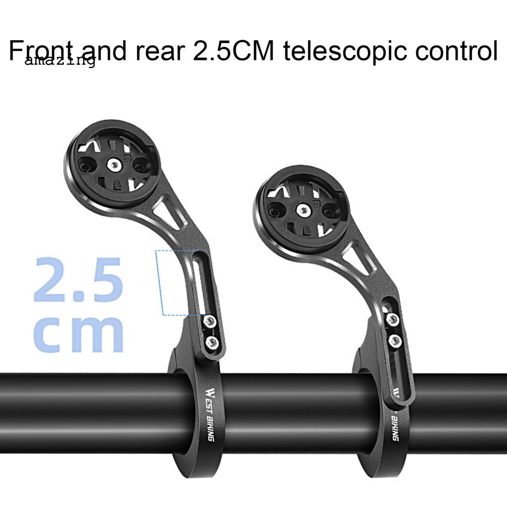 1 Bộ Giá Đỡ Máy Ảnh Garmin / Blackbird / Walker / Wahoo Gắn Xe Đạp Chắc Chắn Chống Rỉ Sét