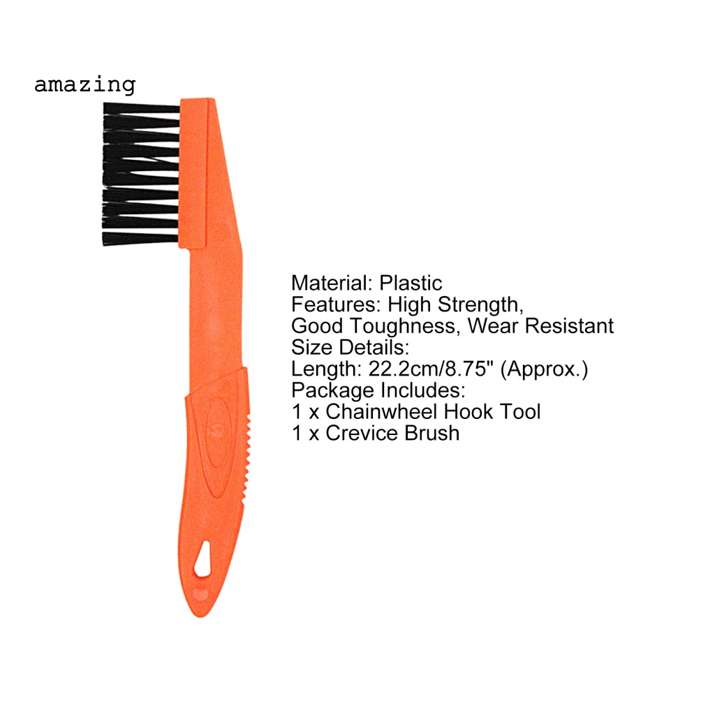 1 Bộ Bàn Chải Xích Xe Đạp Chống Biến Dạng Tiện Dụng