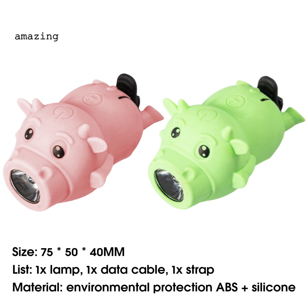 Đèn Pha Bằng ABS Chống Thấm Nước Gắn Tay Lái Xe Đạp