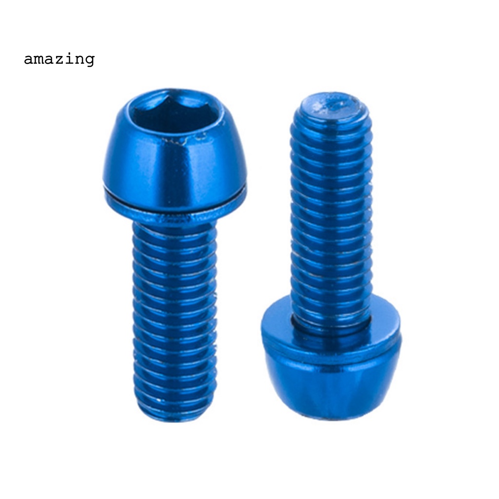 Set 2 Ốc Vít Cố Định Phanh Xe Đạp Bằng Hợp Kim CNC