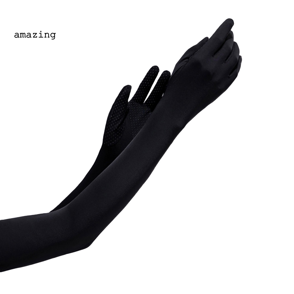 1 Cặp Găng Cánh Tay Bằng Nylon Co Giãn Rộng Bảo Vệ Toàn Diện Khi Đạp Xe