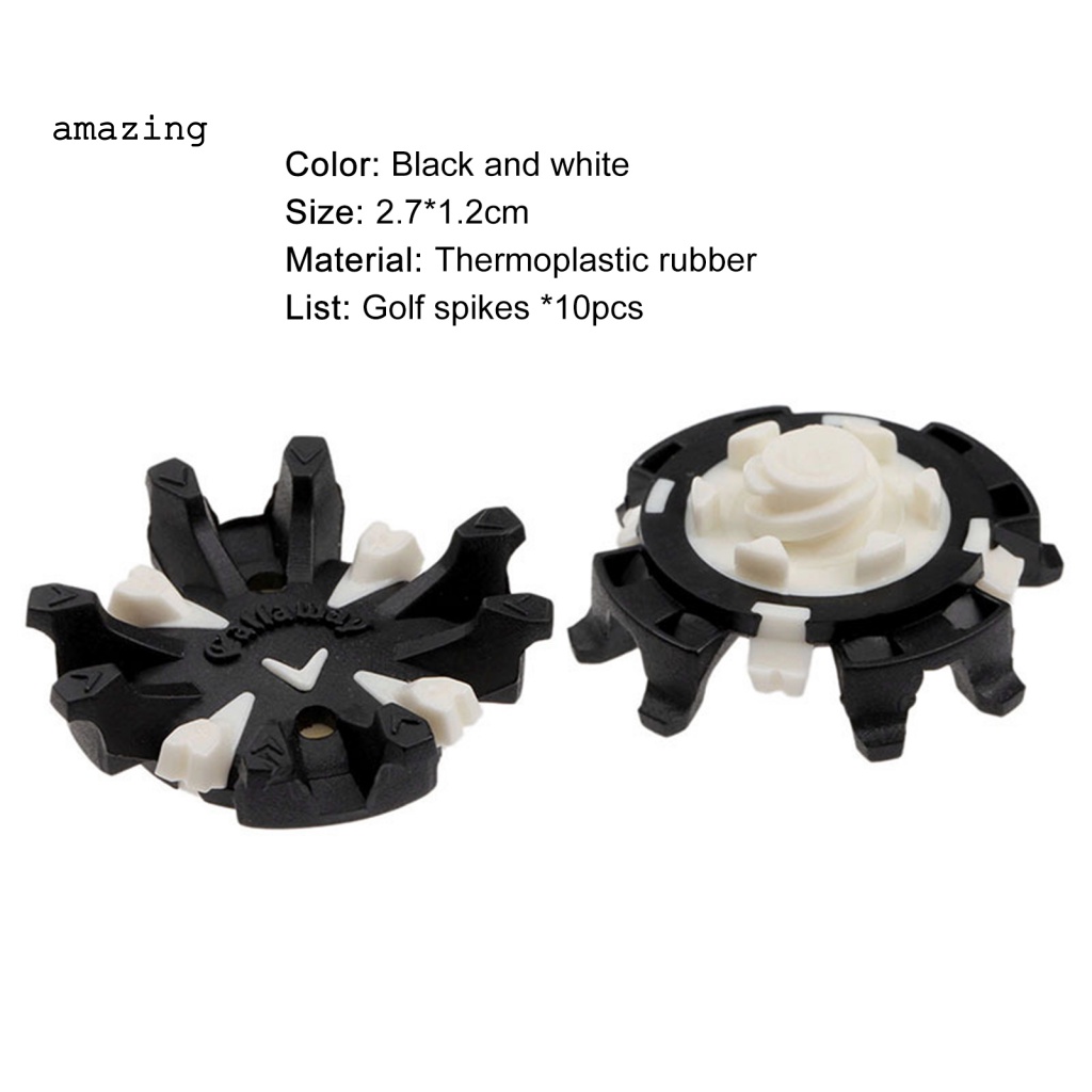 Combo 10 Đinh Gắn Đế Giày Đánh Golf Mềm Mại Tiện Dụng