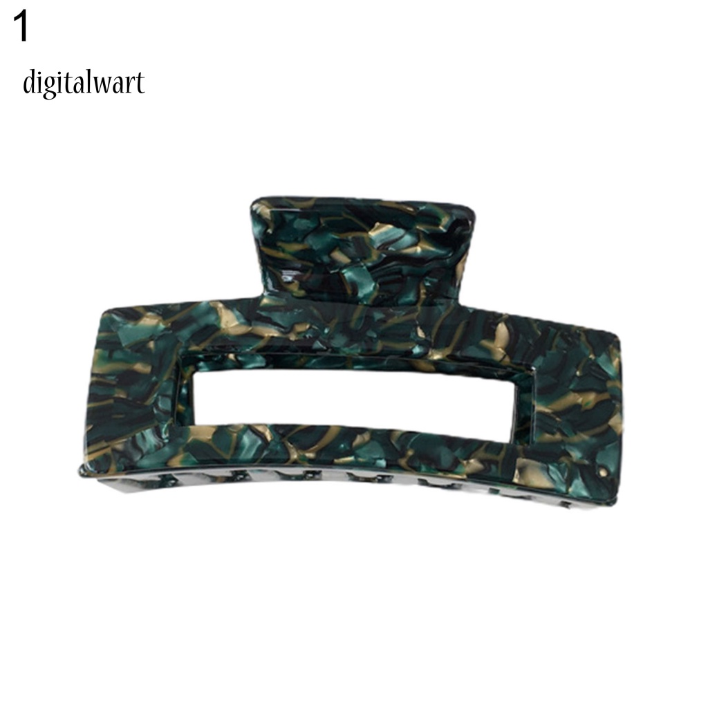 Kỹ Thuật Số| Kẹp Tóc Càng Cua Chống Trượt Hình Vuông Cổ Điển Cho Nữ