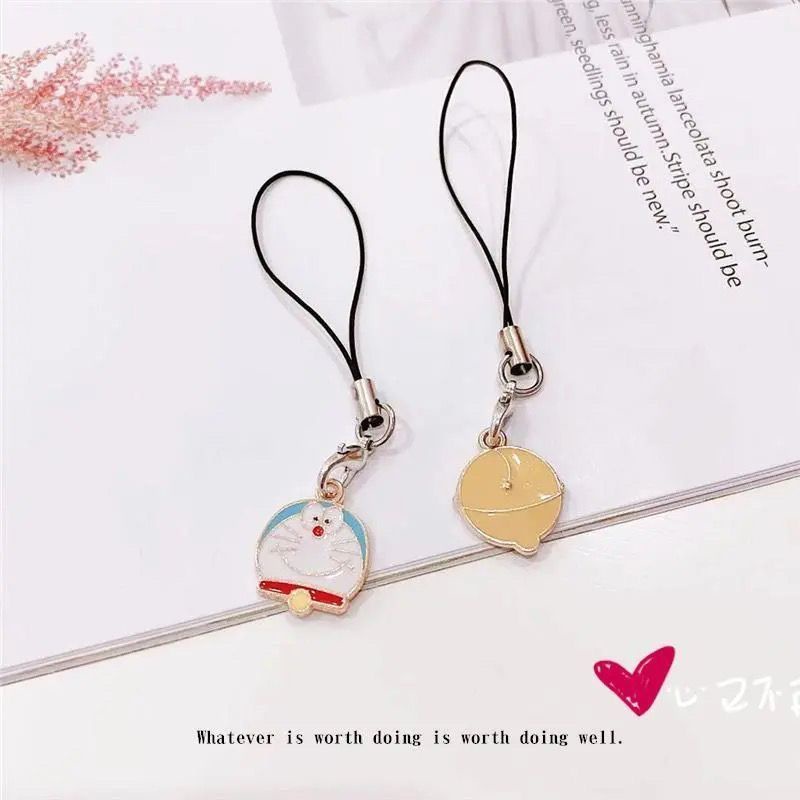 Móc Khóa Điện Thoại Hình Mèo Hoạt Hình Đáng Yêu