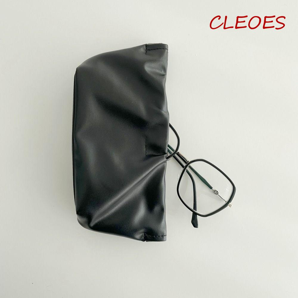 Túi Đựng Mắt Kính CLEOES Bằng Da PU Tự Động Đóng Kín Tiện Dụng Mang Theo Du Lịch Cho Nữ