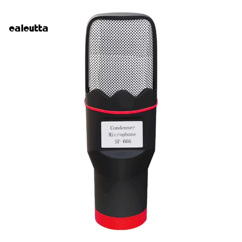 Micro Cầm Tay sf666 Chống Ồn Có Giá Đỡ Ba Chân Cho Máy Tính