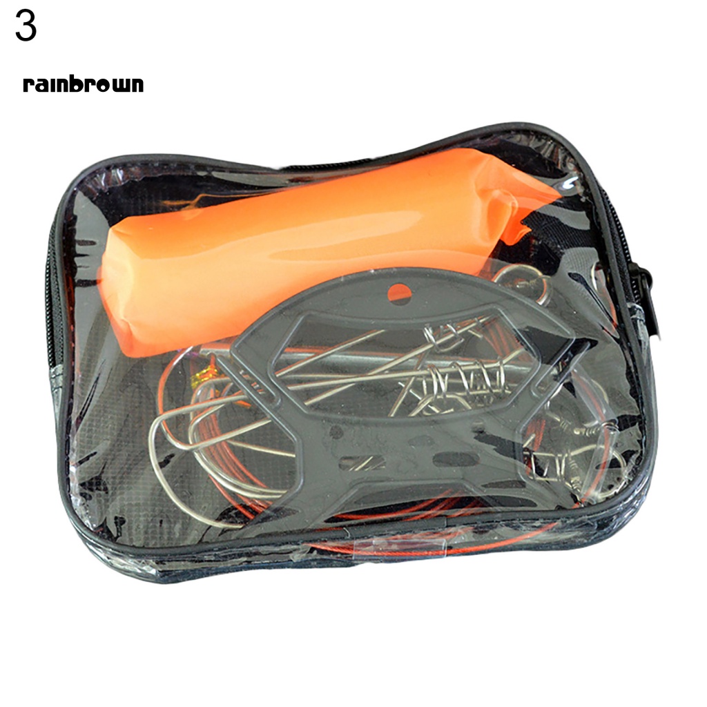 1 Bộ 5 Khóa Câu Cá Bằng Thép Không Gỉ