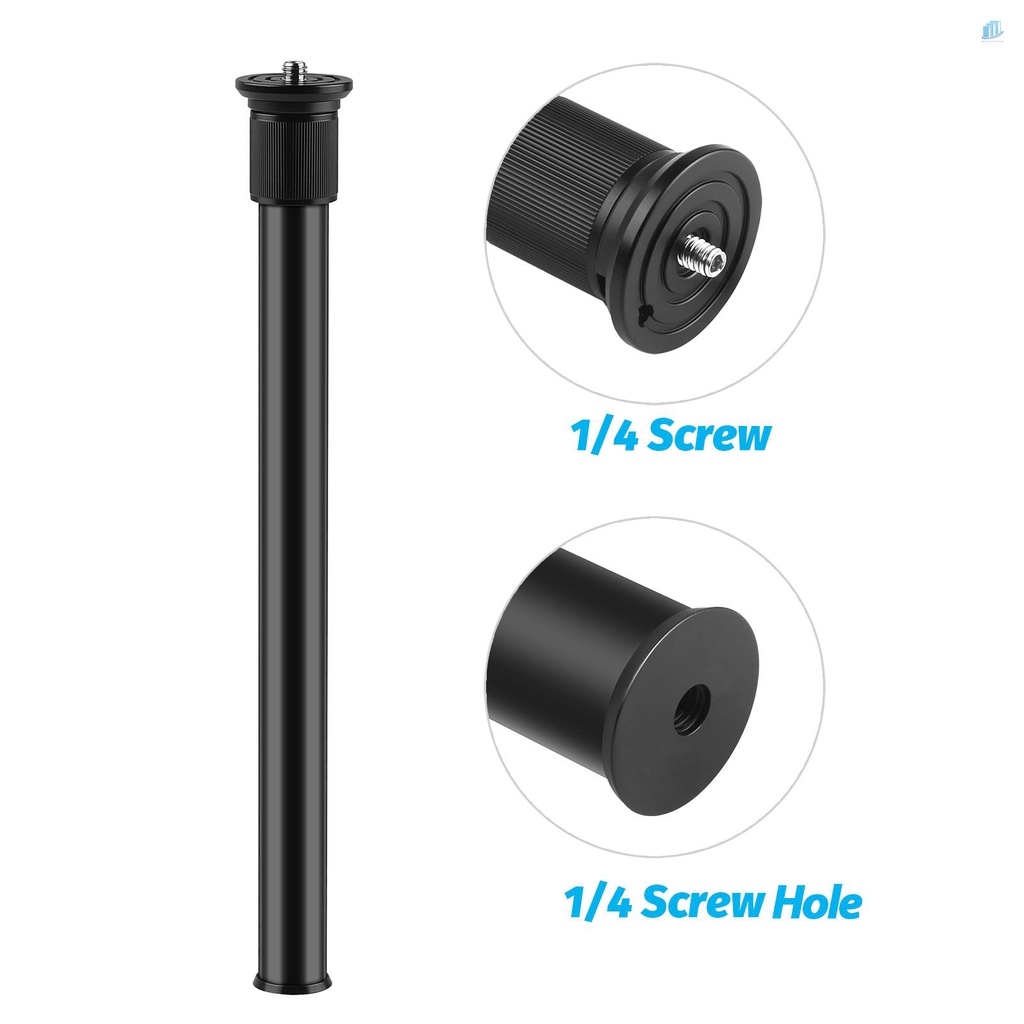 Gậy Ba Chân Mở Rộng Điều Chỉnh Được Kèm Ốc Vít 1 / 4 Inch Dài 33~60cm Cho Máy Ảnh