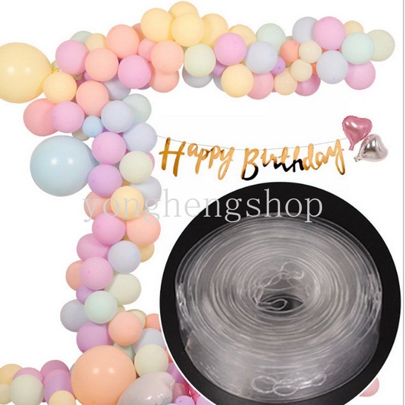 Dây Xích Nối Bong Bóng Hai Lỗ Dài 5M Trang Trí Tiệc Sinh Nhật / Tiệc Cưới DIY