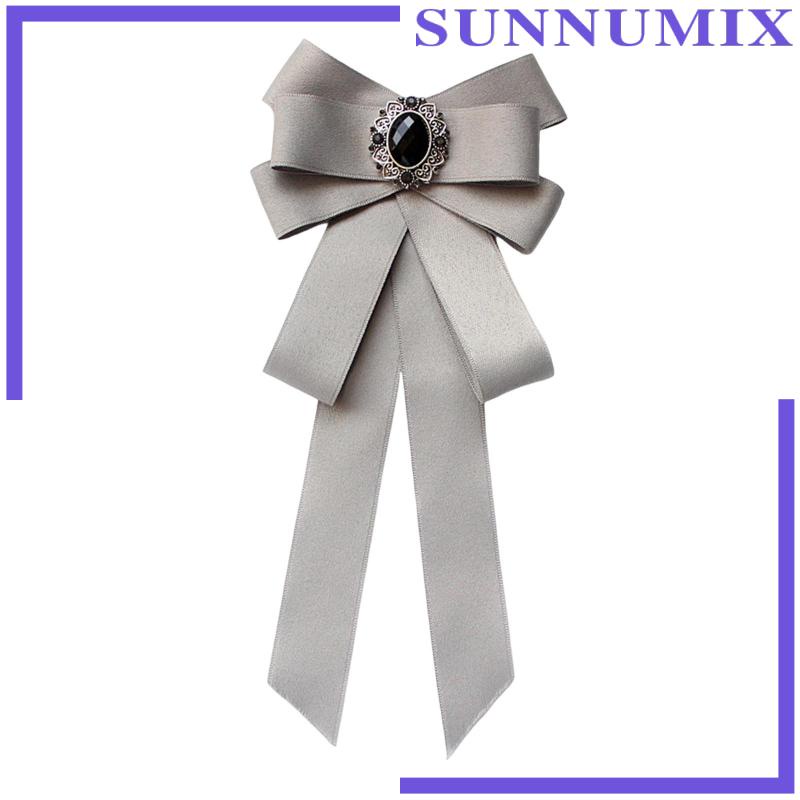 [Sunnimix] Vòng Cổ Ruy Băng Thắt Nơ Đính Hạt Trang Trí Hóa Trang DIY Thanh Lịch Cho Nữ