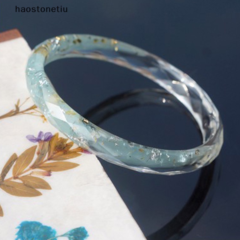 Khuôn Silicone Làm Vòng Tay Resin Trong Suốt