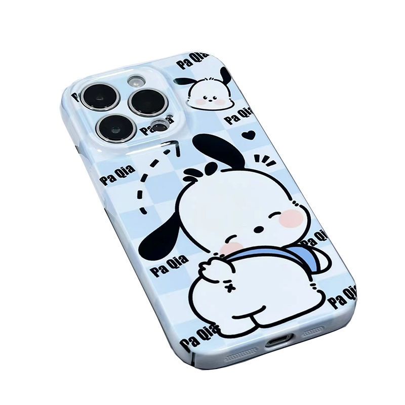 Ốp Điện Thoại Cứng In Hình Chú Chó Pacha Bảo Vệ Ống Kính Máy Ảnh Toàn Diện Cho iPhone13pro12 14Pro xr JWXV