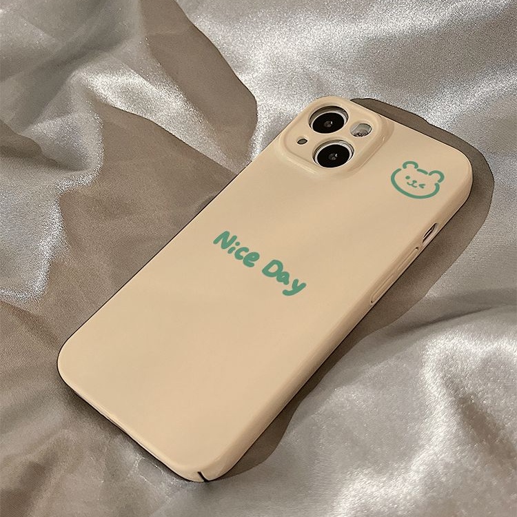 Ốp Điện Thoại Cứng Họa Tiết Hoạt Hình Chú Gấu Dễ Thương Cho iphone14promax 2VBH 1113 12P