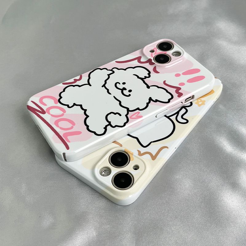Ốp Điện Thoại Cứng In Hình Chó Mèo Cho Iphone1 iphone13 14pro / 7 11 / / iPhone12 8 Apple xsxr S76P