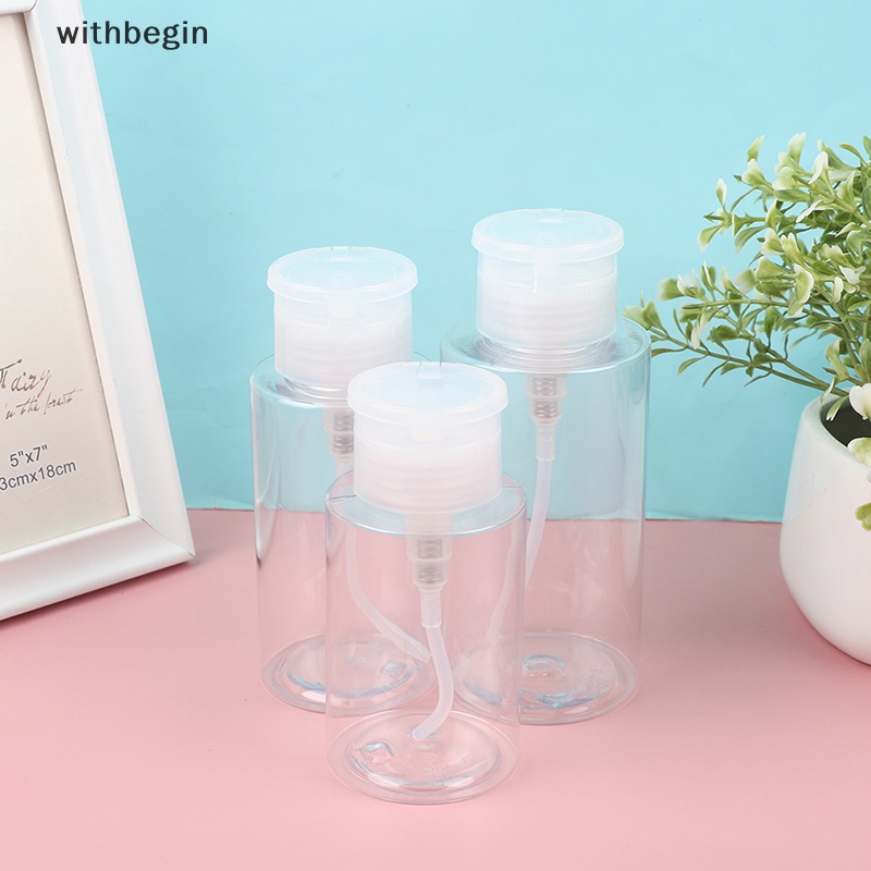 Lọ Rỗng Đựng Dung Dịch Tẩy Sơn Móng Tay Bằng Nhựa Có Thể Tái Sử Dụng 150 / 200 / 300ML