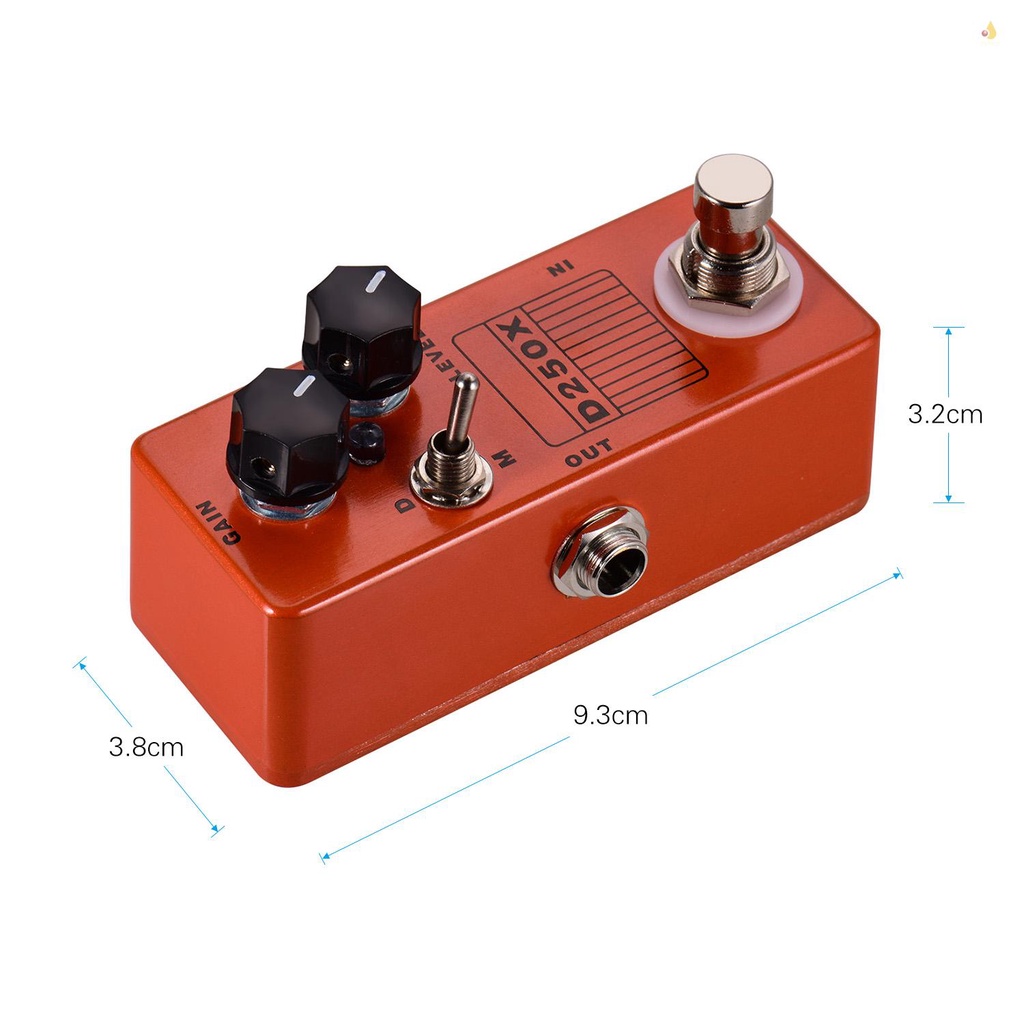 Bàn Đạp Hiệu Ứng Âm Lượng MOSKYAudio D250X Mini 2 Mẫu Vỏ Kim Loại Cho Đàn Guitar Điện