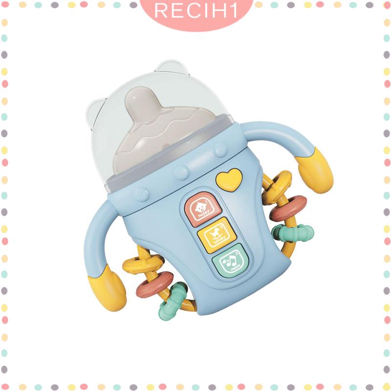 Đồ Chơi Lục Lạc Cầm Tay Phát Ra Âm Thanh Dành Cho Bé 3-6 Tháng Tuổi