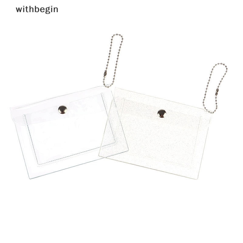 1 Ví Đựng Thẻ Tín Dụng Bằng PVC Trong Suốt Chống Thấm Nước Cho Nữ