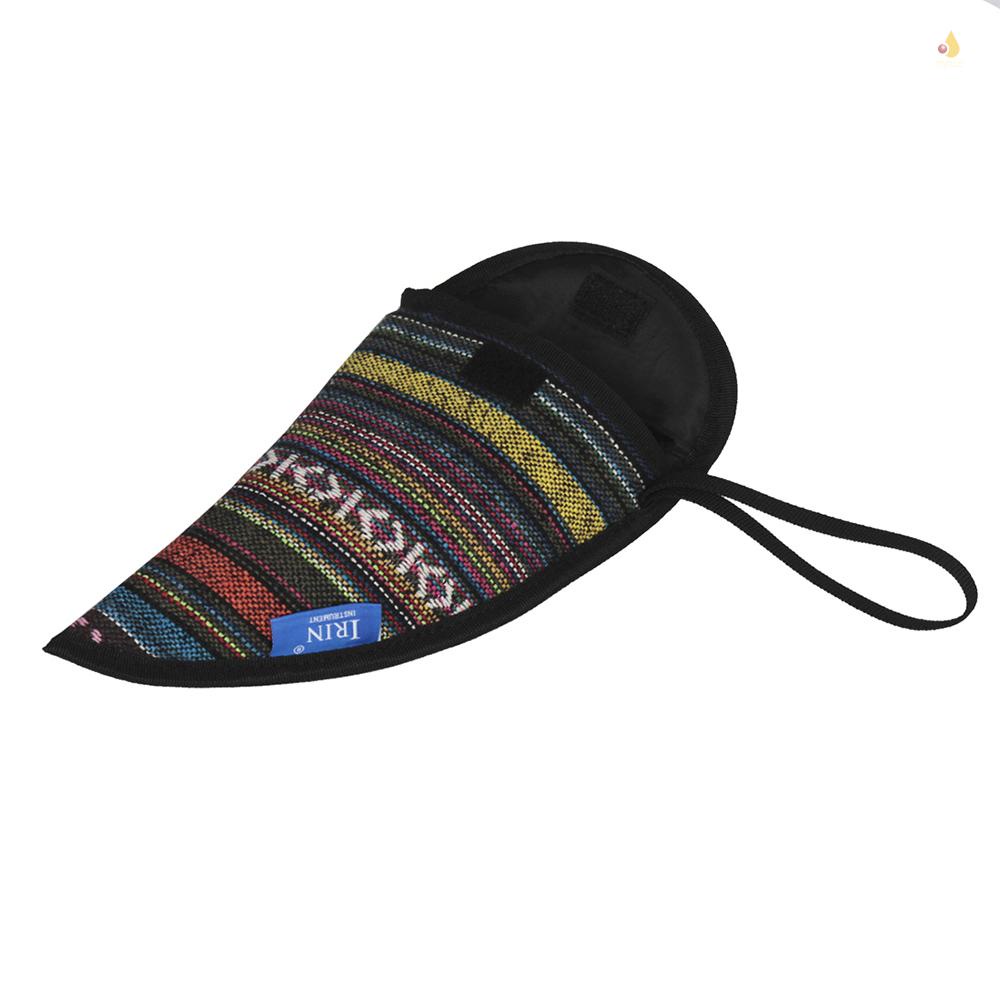 Túi Đựng Kèn Ocarina Chất Liệu Cotton Họa Tiết Thổ Cẩm Kèm Tay Cầm Tiện Dụng