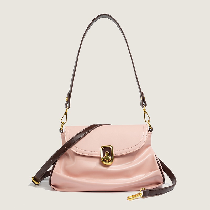 Ielgy Túi đeo dưới cánh tay Thời Trang Đơn Giản Kết Cấu Cao Đa Màu Sắc niche Phù Hợp Với Bánh Bao