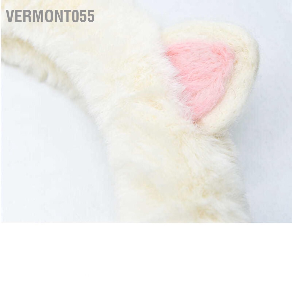 Vermont055 Sang Trọng Bọc Vô Lăng 15 Inch Mềm Mại Ấm Chống Trơn Trượt Dễ Thương Cho Nữ Xe Ô Tô