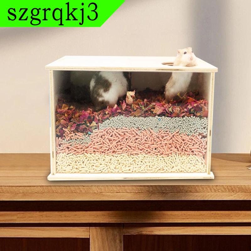 Hộp Tắm Bằng Gỗ Đào Cho Chuột Hamster szgrqkj3