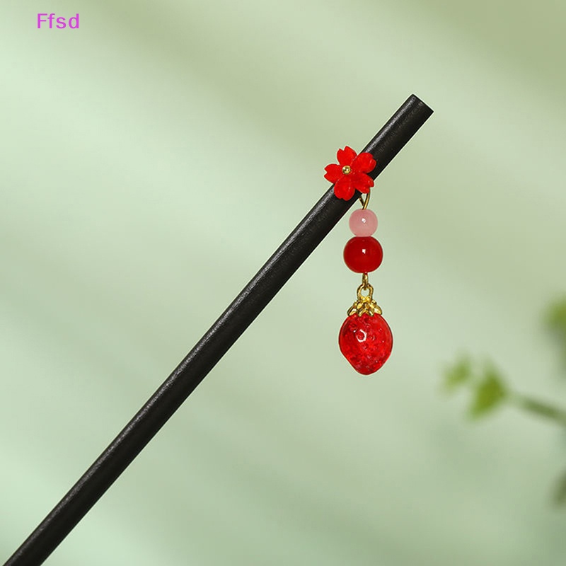 Trâm Cài Tóc Bằng Gỗ Hình Hoa Phong Cách Trung Quốc Cổ Điển Cho Nữ