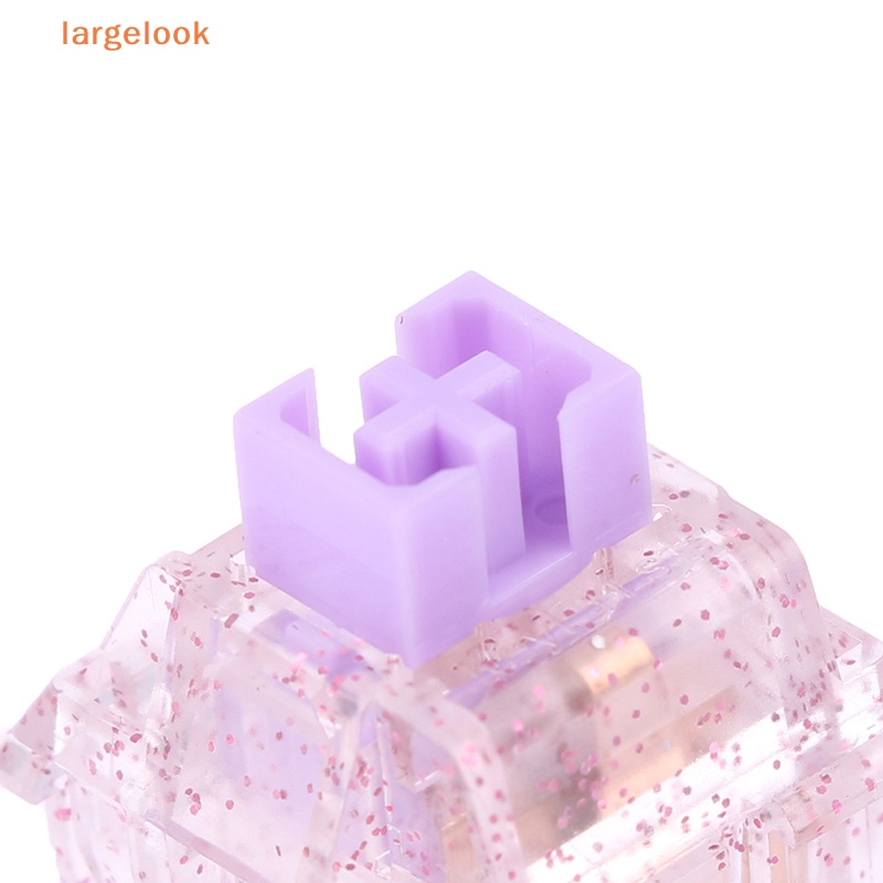 Công Tắc Phím Cơ 5pin RGB 30g 45g 62g 67g 80g force mx clone 60m Màu Vàng Pha Lê Trong Suốt