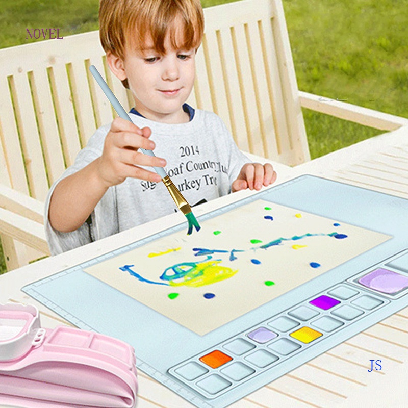 Bảng Vẽ Tranh Sơn Dầu DIY Bằng Silicone Đa Năng Dành Cho Trẻ Em