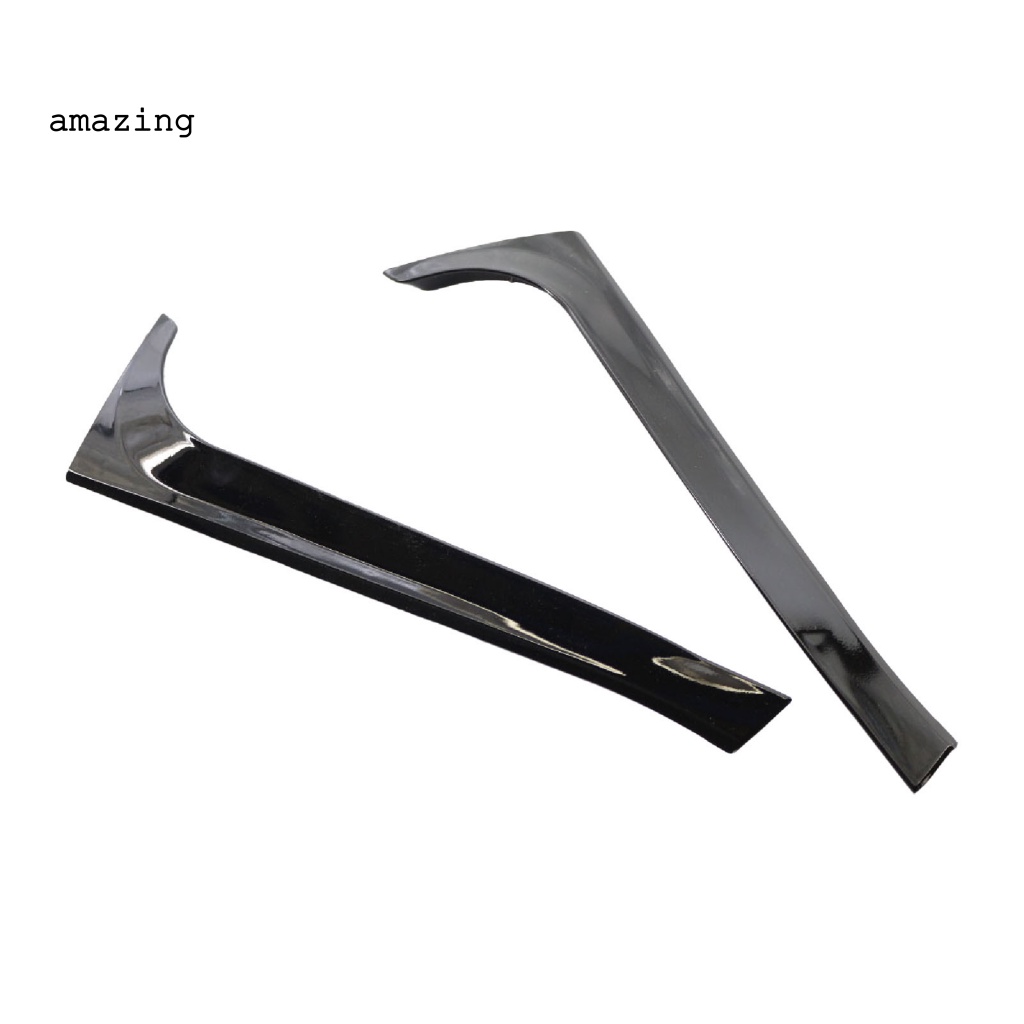 Bộ 2 Miếng Dán Trang Trí Cửa Sổ Xe Hơi VW Golf 6 Normal Edition 09-13 Bằng ABS Màu Đen Dễ Lắp Đặt