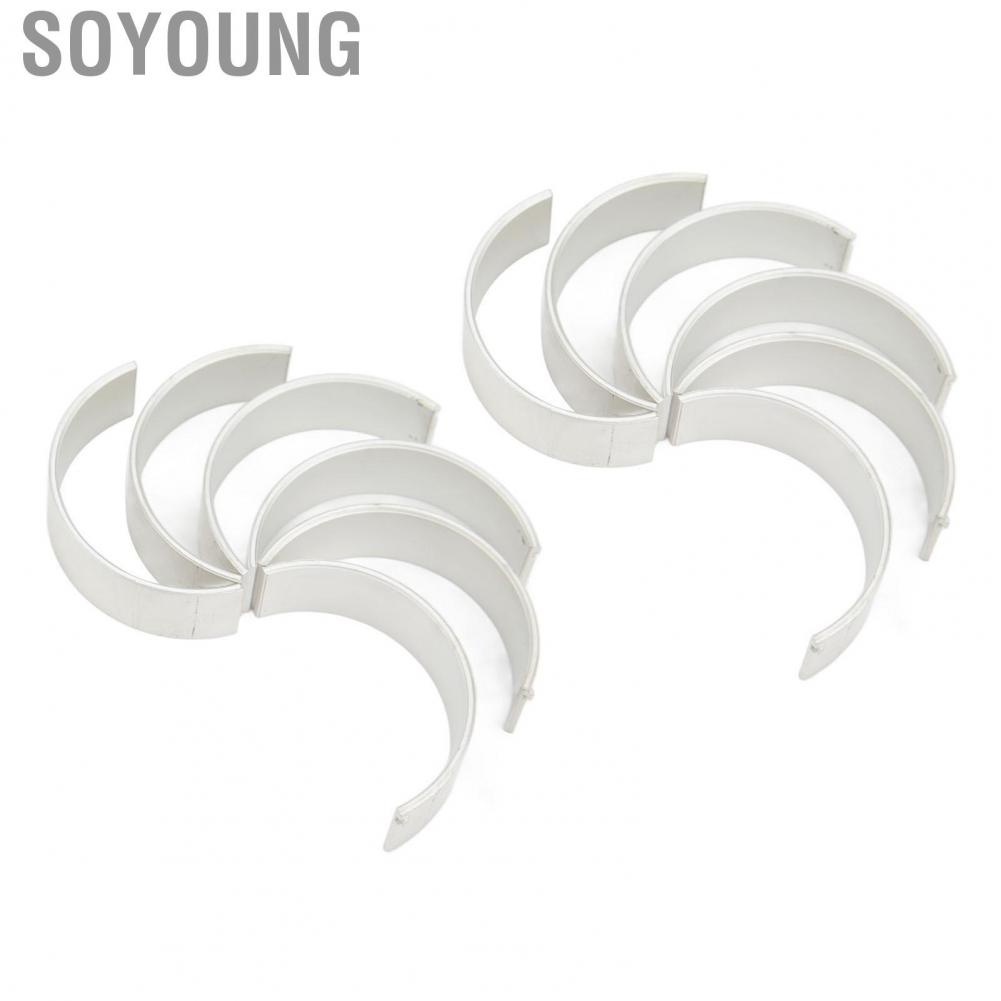 Soyoung 12Pcs Connecting Rod Bearing Set Aluminum Alloy 77967600 for N54B30 N55B30 N52B25 6 Cylinder Engines