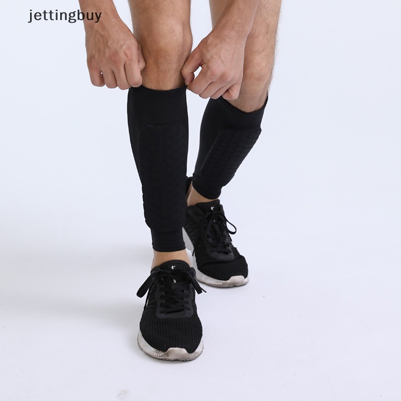 1 Đôi Vớ Bảo Vệ Chân Bằng Nylon Họa Tiết Tổ Ong Khi Chơi Bóng Đá