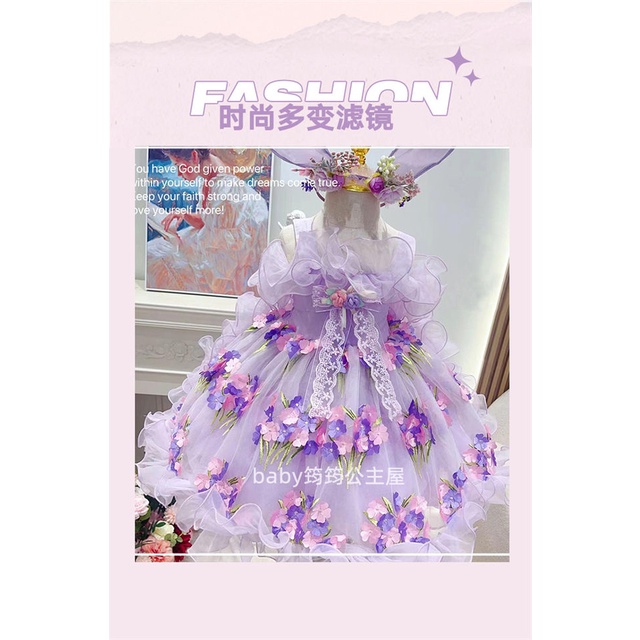 Đầm Công Chúa Lolita Thời Trang 2023 Mới Cho Bé Gái