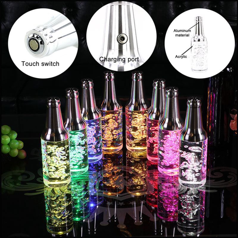 Đèn Led Để Bàn 1W Hình Chai Rượu Trang Trí Quán Bar / KTV