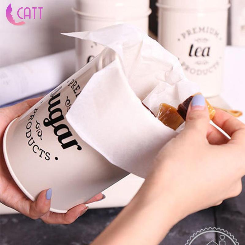 [Dadada1] Bộ 3 Hũ Thiếc Đựng Gia Vị Nhà Bếp Có Nắp Đậy