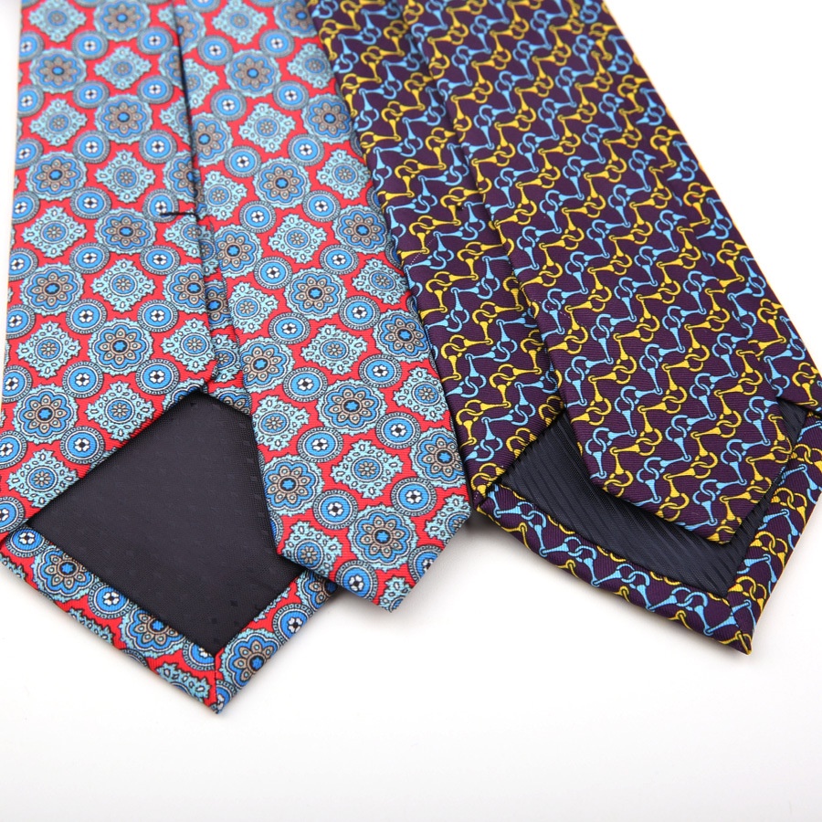 Cà Vạt Polyester 7CM Họa Tiết Hình Học Phong Cách Anh Quốc Thời Thượng Cho Nam