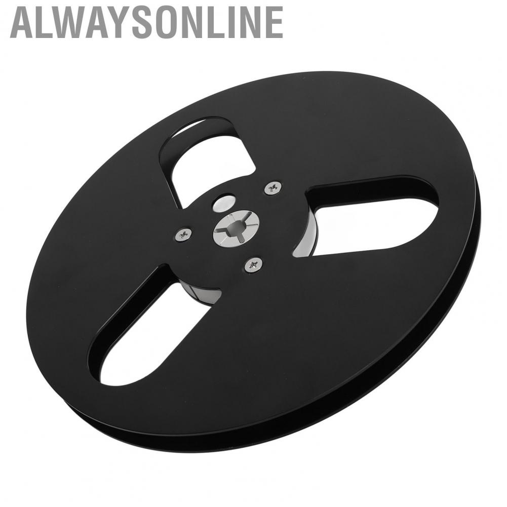 Alwaysonline Recording Tape Reel  1/4 7 Inch Empty Black for To Recorder