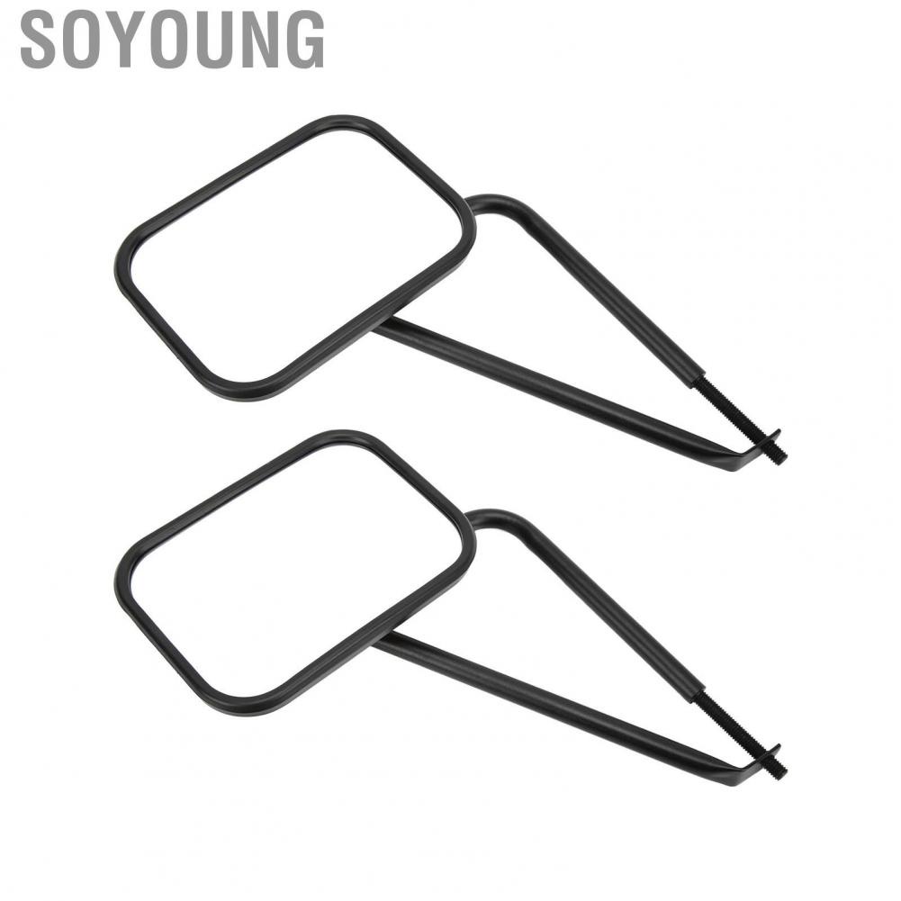 Soyoung Rear View Mirrors Side Rearview Mirror 7.7in for Vehicle Replacement  Wrangler JK JL TJ YJ CJ