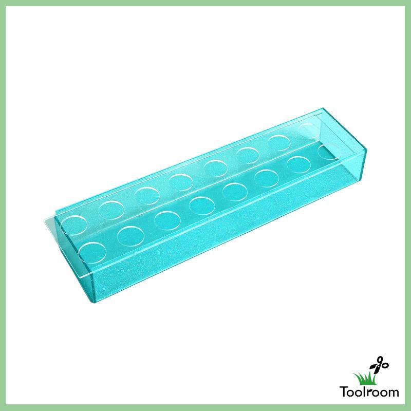 Lọ Hoa Hình Chữ Nhật Bằng Acrylic Dài Dùng Trang Trí Văn Phòng