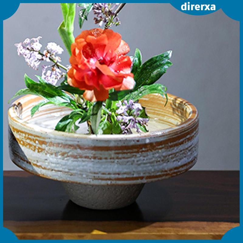 Bình Hoa Ikebana Nhật Bản Hình Tròn Nghệ Thuật Trang Trí Bàn Làm Việc