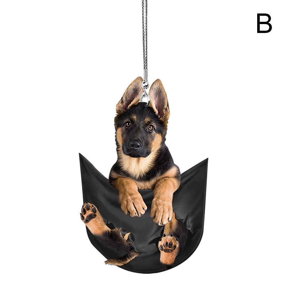 Dây Treo Trang Trí Xe Hơi Hình Chó Mèo W3P0