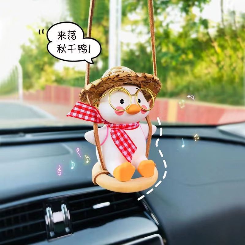 Phụ Kiện Trang Trí Xe Hơi Hình Vịt Dễ Thương