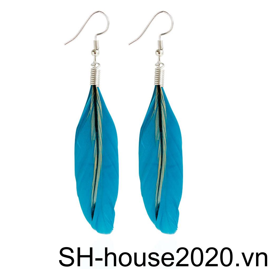 Hoa Tai Dáng Dài Phong Cách Bohemia Màu Sắc