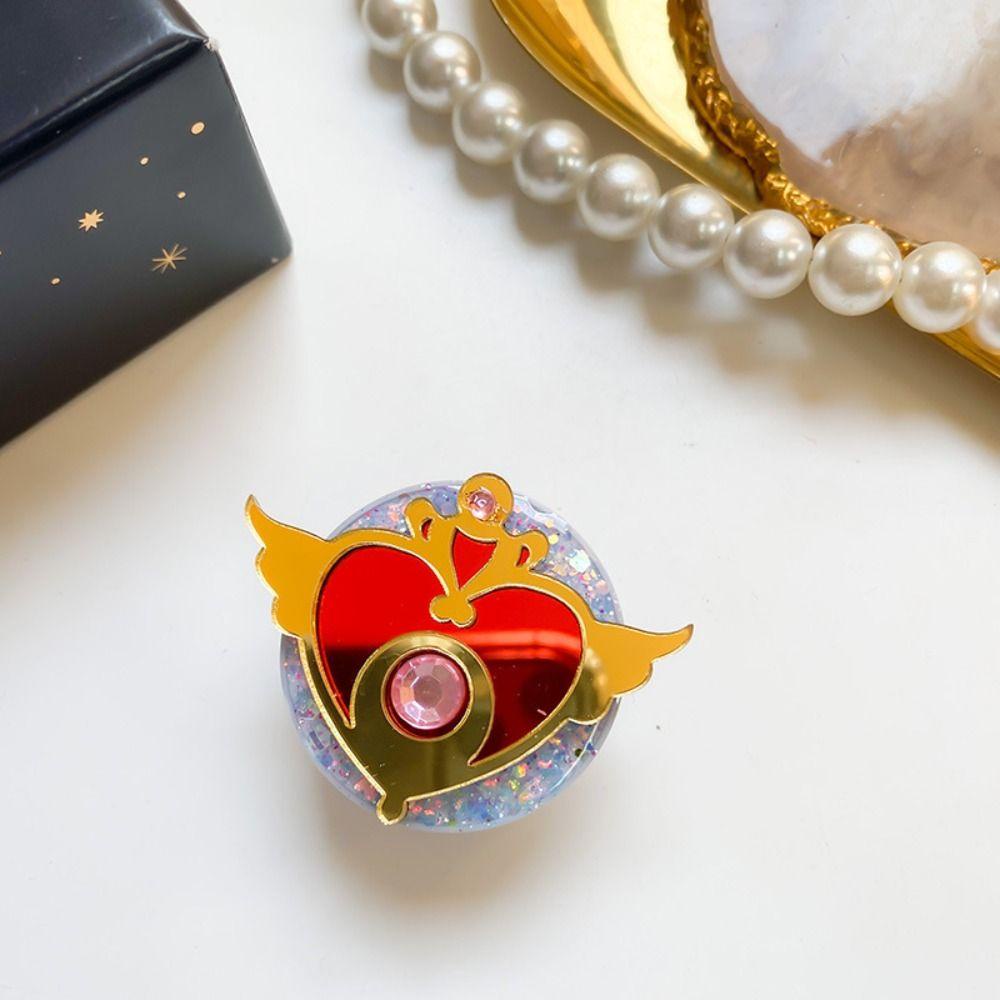 Nhẫn Đỡ Điện Thoại Xoay 360 Độ Hình Thủy Thủ Mặt Trăng