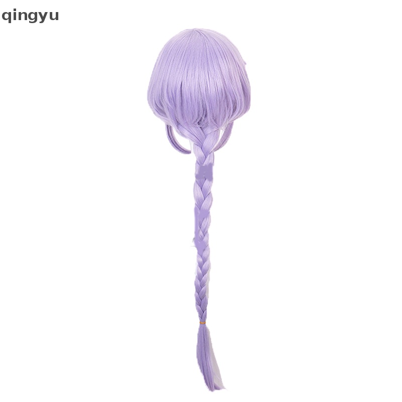 Tóc Giả Bện Màu Tím Nhạt Qiqi Trò Chơi Genshin Va Chạm Qiqi