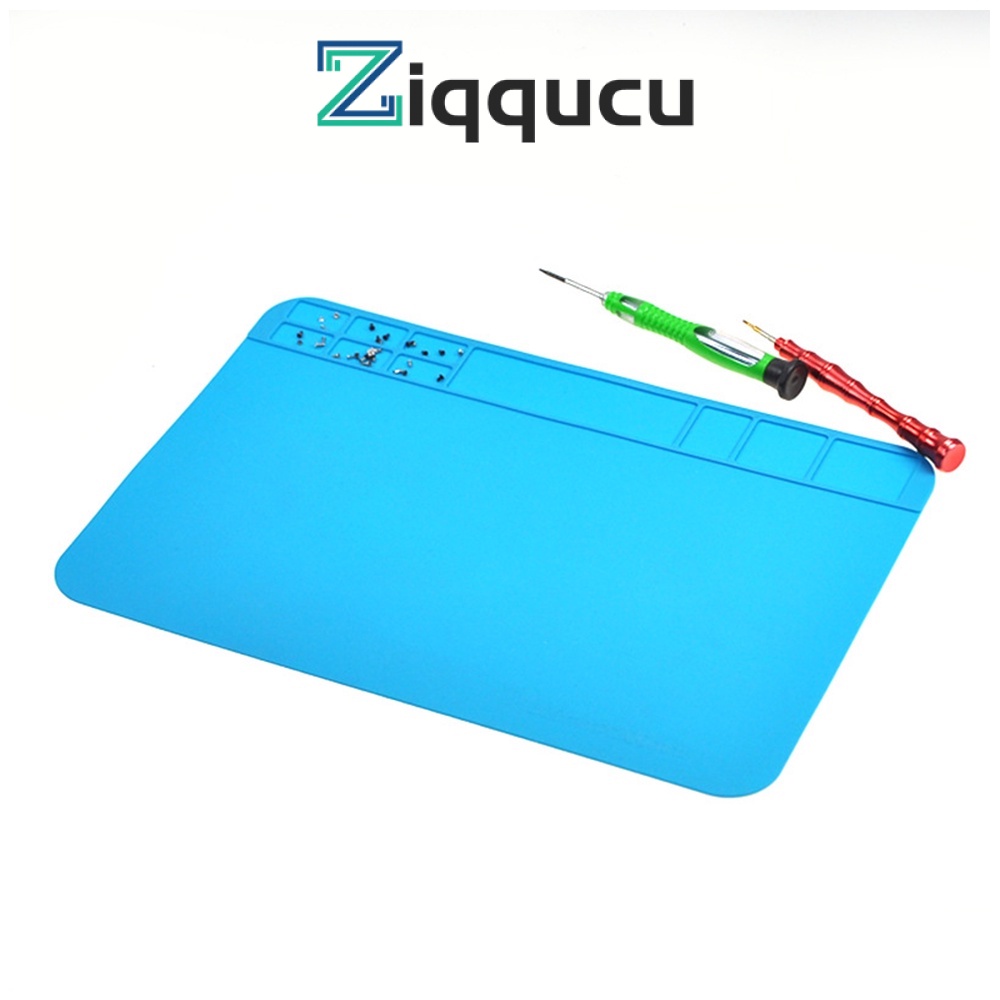 Thảm silicon cách nhiệt ZIQQUCU dùng để sửa chữa điện thoại và máy tính